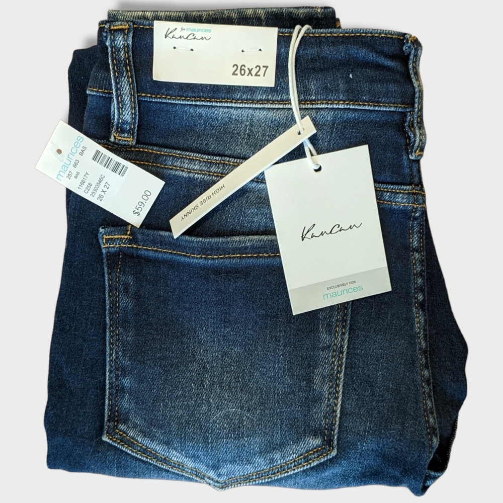 Maurices KanCan High Rise Skinny Jeans - size 26/27
